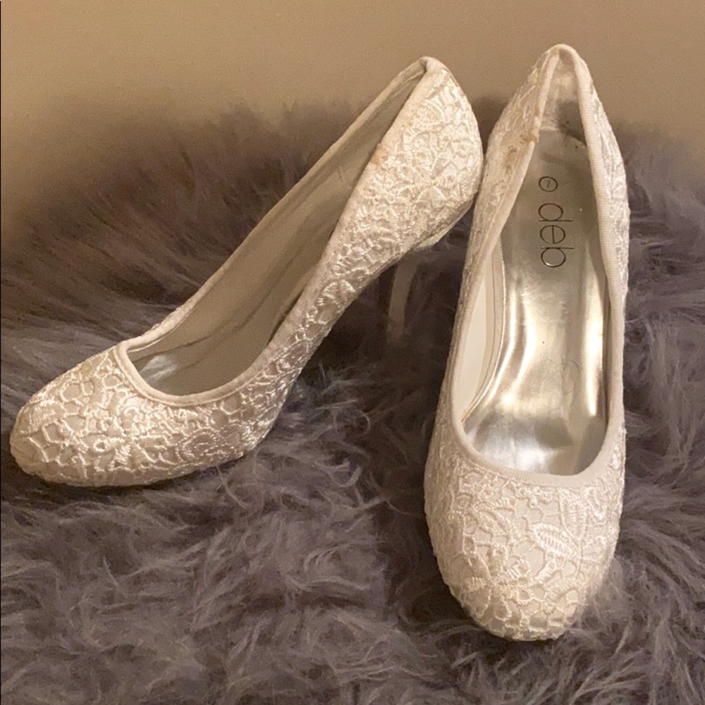White heels
